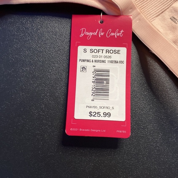 Bravado Basics Maternity and nursing bra pumping pink multiple sizes NWT - Picture 3 of 8